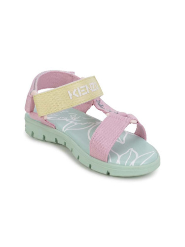 Детски сандали Kenzo Kids в розово