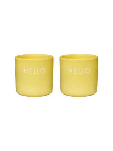 Комплект поставки за яйца Design Letters Yello Hello (2 броя)