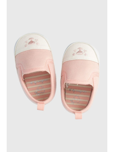 Бебешки обувки zippy в розово