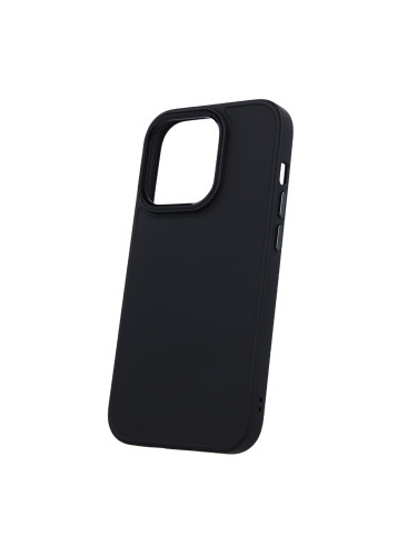 Силиконов кейс bSmart Silicone Satin Case, За iPhone 14 Pro (6.1), Черен