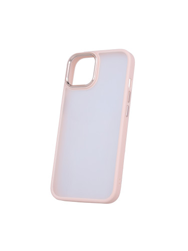 Силиконов кейс bSmart Silicone Satin Matt Case, За iPhone 14 (6.1), Розов