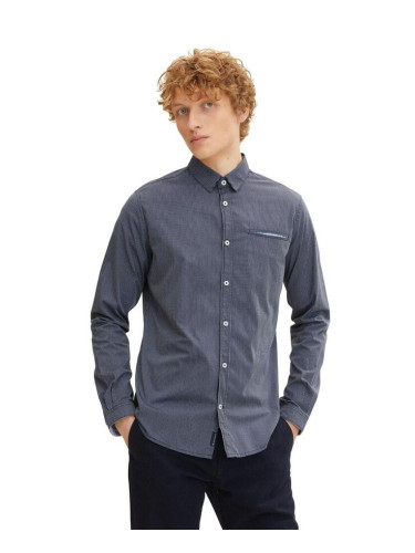 Риза Tom Tailor Santino Dark blue