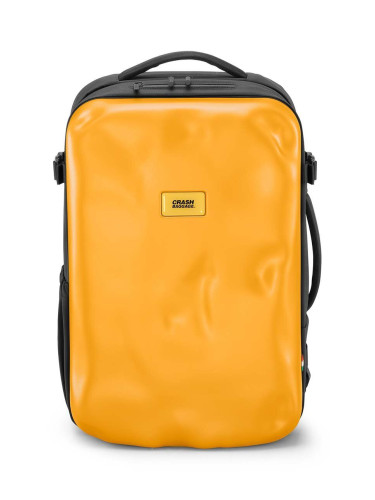 Раница Crash Baggage ICON в жълто голям размер с изчистен дизайн CB310