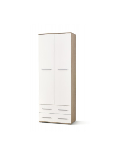 Етажерка BM-Lima Reg-2 1, дъб сонома и бяло