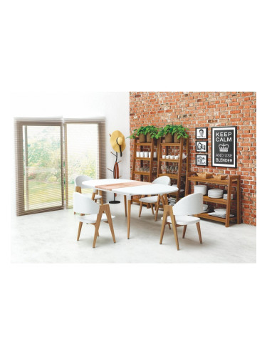 Трапезен комплект BM-Caliber 1 - маса + 4 стола KH247