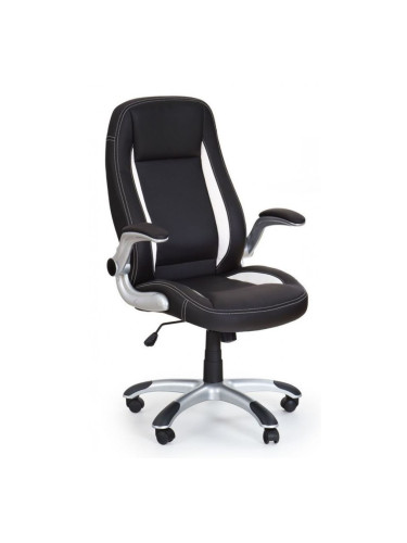 Офис стол BM-Saturn 1, еко кожа, черен