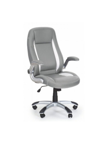 Офис стол BM-Saturn 1, еко кожа, сив