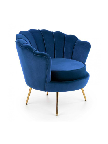 Кресло BM-Amorinito 1, тъмносиньо