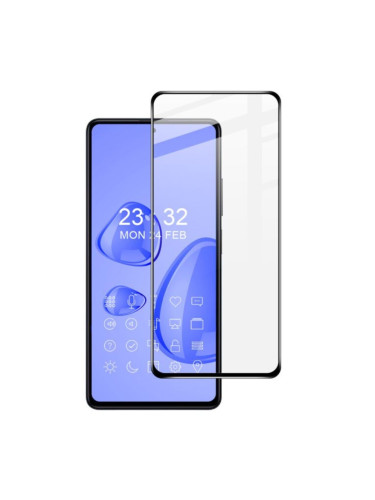 Стъклен протектор OG Premium с цяло лепило, За Xiaomi Redmi Note 12 Pro 5G, Черен