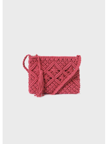 Плетена чанта за момиче в цвят циклама Mayoral
