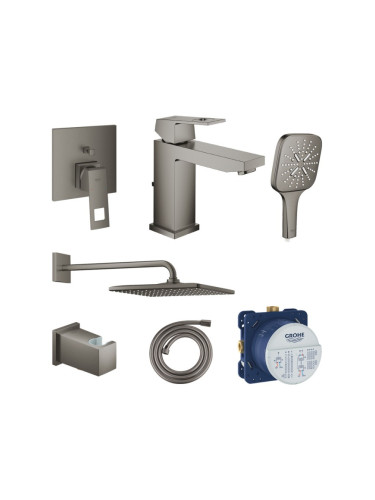 Промо комплект за баня GROHE BRUSHED HARD GRAPHITE 24 062 AL0