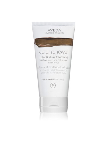 Aveda Color Renewal Color & Shine Treatment Възстановяваща цветна маска За коса цвят Warm Brown 150 мл.