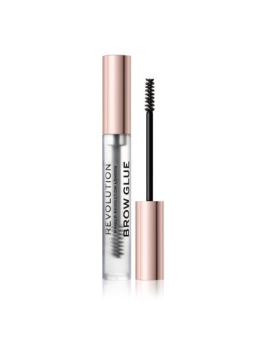 Makeup Revolution Brow Glue прозрачен фиксиращ гел за вежди 3 мл.