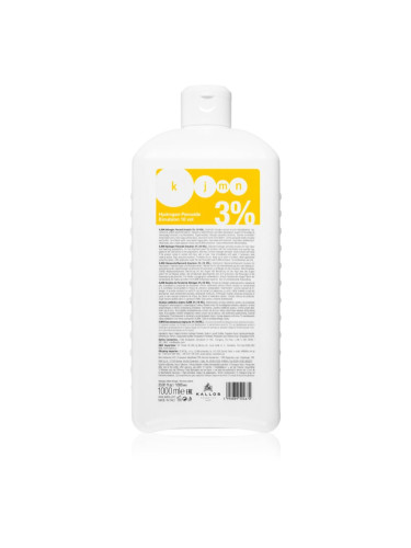 Kallos KJMN Professional Hydrogen Peroxide активираща емулсия 3 % 10 vol. за професионална употреба 1000 мл.