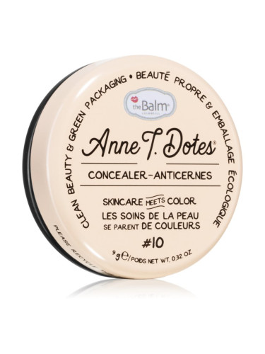 theBalm Anne T. Dotes® Concealer коректор против зачервяване цвят #10 For Very Fair Skin 9 гр.