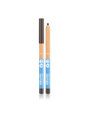 Rimmel Kind & Free молив за очи с интензивен цвят цвят 2 Pecan 1,1 гр.