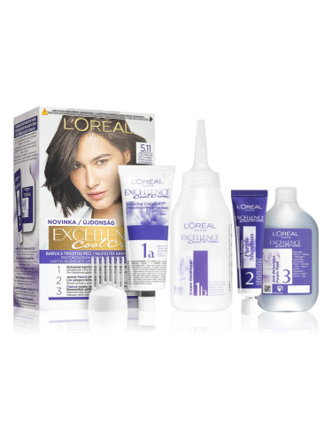 L’Oréal Paris Excellence Cool Creme боя за коса цвят 5.11 Ultra Ash Light Brown 1 бр.