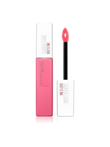 MAYBELLINE NEW YORK SuperStay Matte Ink матиращо течно червило за дълготраен ефект цвят 125 Inspirer 5 мл.