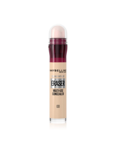 MAYBELLINE NEW YORK Instant Anti Age Eraser течен коректор с гъба апликатор цвят 00 Ivory 6.8 мл.