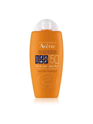 Avène Sun Sensitive защитен флуид за спортисти SPF 50+ 100 мл.