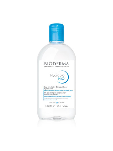 Bioderma Hydrabio H2O мицеларна почистваща вода за дехидратирана кожа 500 мл.