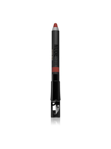 Nudestix Intense Matte универсален молив за устни и скули цвят Royal 2,8 гр.