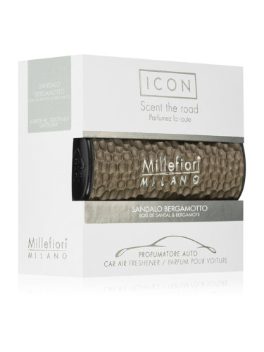 Millefiori Icon Sandalo Bergamotto aроматизатор за автомобил 1 бр.