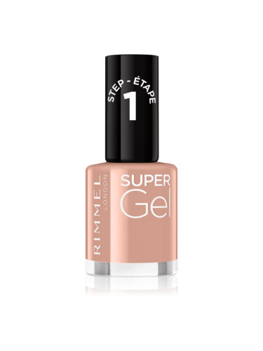 Rimmel Super Gel гел лак за нокти без използване на UV/LED лампа цвят 022 Shamelessly 12 мл.