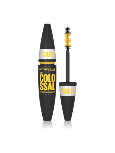 MAYBELLINE NEW YORK The Colossal 36H водоустойчива спирала за обем цвят Black 10 мл.