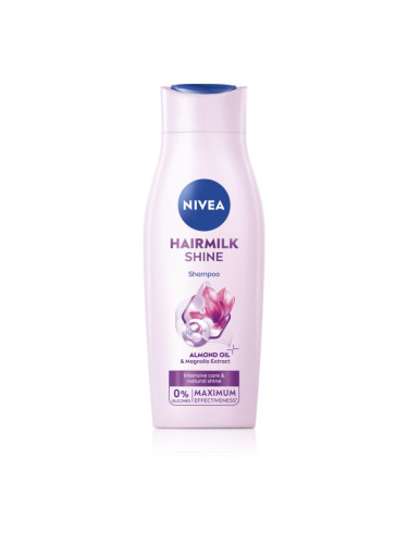 NIVEA Hairmilk Shine грижовен шампоан 400 мл.