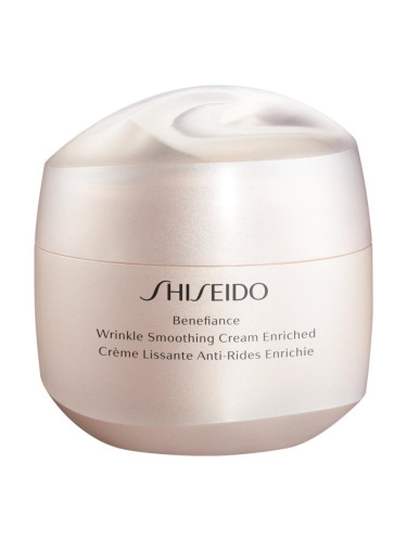 Shiseido Benefiance Wrinkle Smoothing Cream Enriched дневен и нощен крем против бръчки за суха кожа 75 мл.