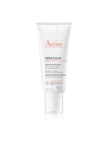Avène XeraCalm A.D. Lipid-Replenishing Cream релипидиращ крем за суха към атопична кожа 200 мл.