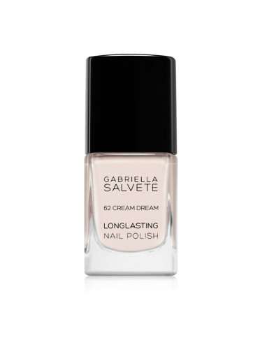 Gabriella Salvete Longlasting Enamel дълготраен лак за нокти със силен гланц цвят 62 Cream Dream 11 мл.