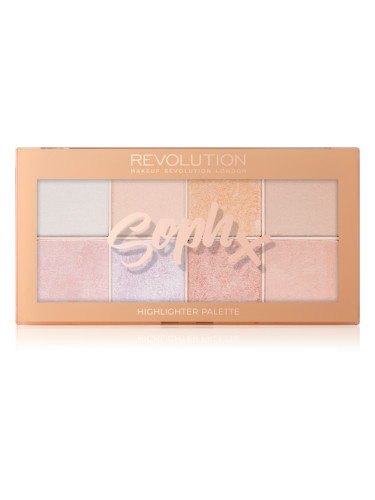 Makeup Revolution Soph X палитра с озарители 16 гр.