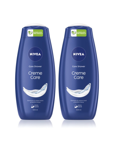 NIVEA Creme Care крем душ гел изгодна опаковка 2 x 500 ml