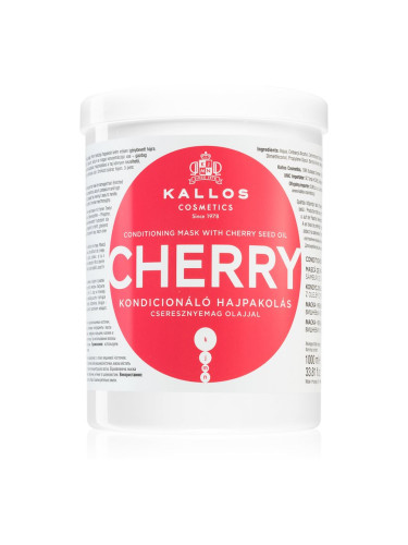 Kallos Cherry хидратираща маска за увредена коса 1000 мл.