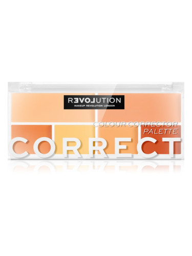 Revolution Relove Correct Me палитра коректори цвят Cool 11,2 гр.