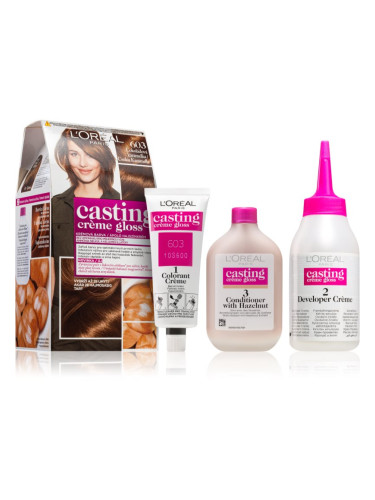 L’Oréal Paris Casting Creme Gloss боя за коса цвят 603 Chocolate Caramel 1 бр.