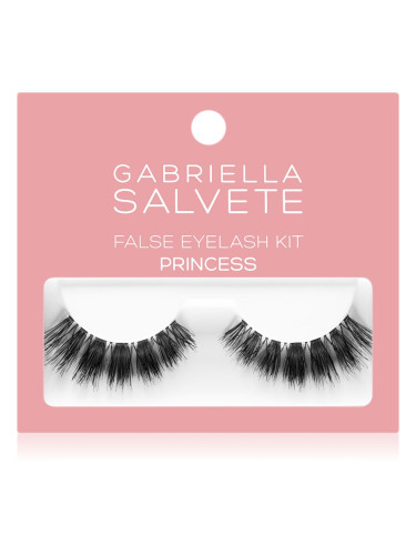 Gabriella Salvete False Eyelash Kit изкуствени мигли с лепило тип Princess 1 бр.