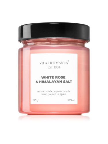 Vila Hermanos Apothecary Rose White Rose & Himalayan Salt ароматна свещ 150 гр.