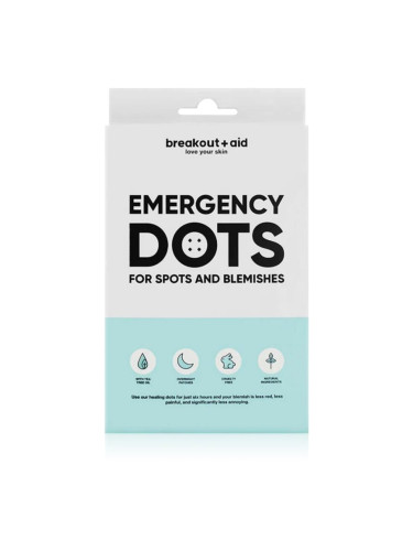 My White Secret Breakout + Aid Emergency Dots локална грижа против акне на лицето, деколтето и гърба с алое вера
