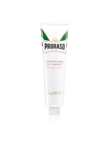 Proraso White сапун за бръснене за чувствителна кожа в туба 150 мл.