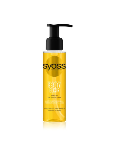 Syoss Repair Beauty Elixir грижа с масло за увредена коса 100 мл.