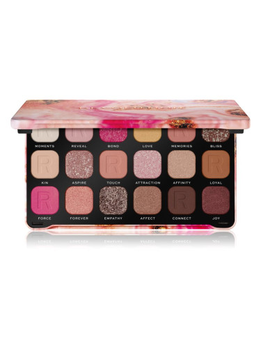 Makeup Revolution Forever Flawless палитра от сенки за очи цвят Affinity 18 x 1.1 гр.