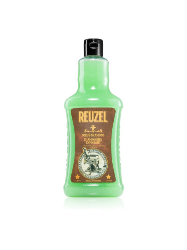Reuzel Hair Scrub Shampoo почистващ шампоан За коса за мъже 1000 мл.