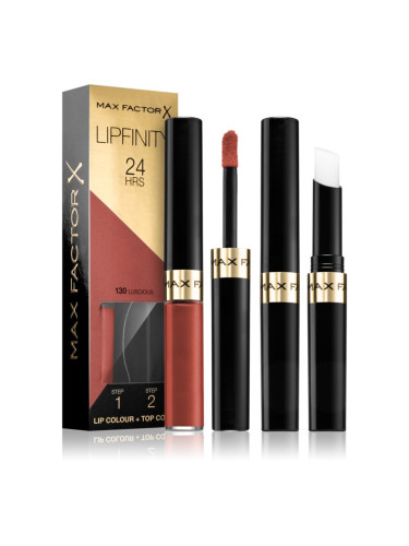 Max Factor Lipfinity Lip Colour дълготрайно червило с балсам цвят 130 Luscious 4,2 гр.