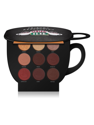 Makeup Revolution X Friends Grab A Cup палитра за лице цвят Dark to Deep 25 гр.