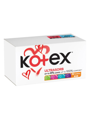 Kotex UltraSorb Normal тампони 32 бр.