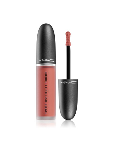 MAC Cosmetics Powder Kiss Liquid Lipcolour матиращо течно червило цвят Mull it Over 5 мл.