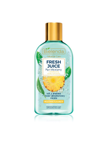 Bielenda Fresh Juice Pineapple мицеларна вода за озаряване на лицето 500 мл.